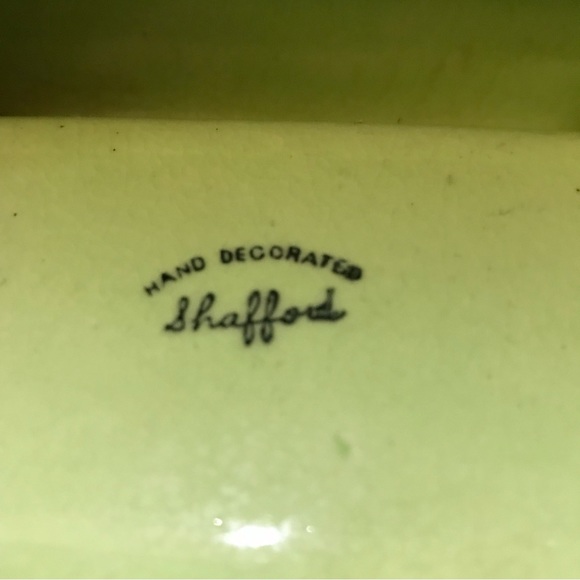 Vintage 1960’s ceramic holder hand decorated by Shafford - Picture 2 of 13